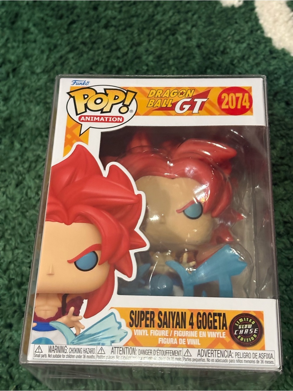 Funko Super Saiyan 4 Gogeta Figure - Red Hair, Blue Eyes